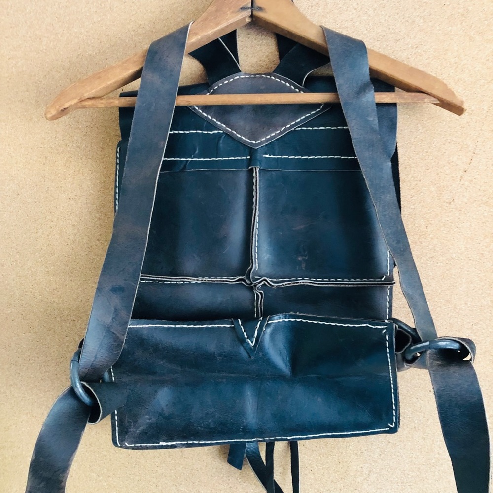 WM for Free People Leather Backpack - Picture 2 of 5
